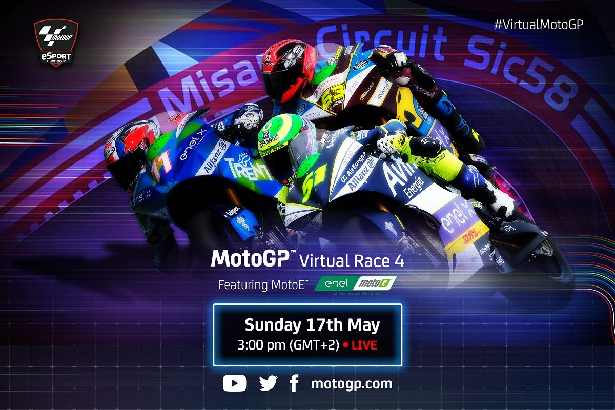 Cuarta carrera virtual del Mundial de MotoGP: fecha, dónde verla y a qué hora es 1 motogpvirtual