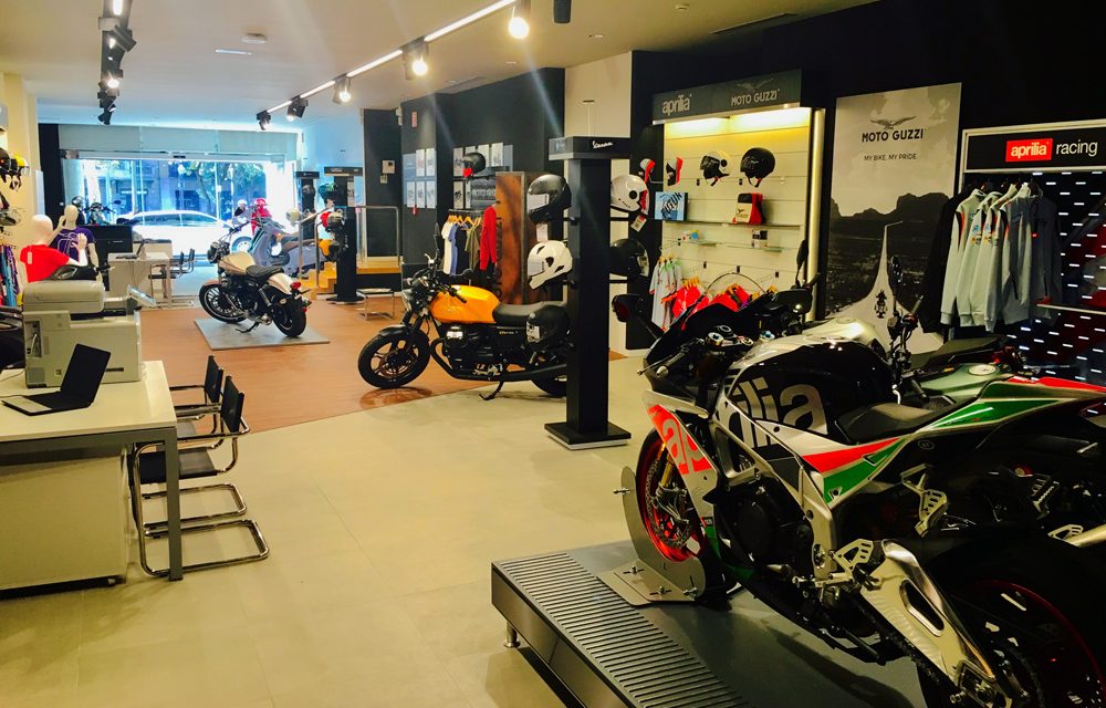 Las matriculaciones de motos decrecen en febrero, pero hay dos causas incuestionables 8 motospazio barcelona concesionario piaggio 1000x640 1