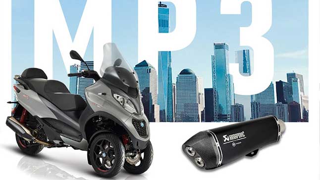 Piaggio MP3 500: adquiere un escape Akrapovic y llévate un 25% de descuento 1 mp3 500 900x675 1
