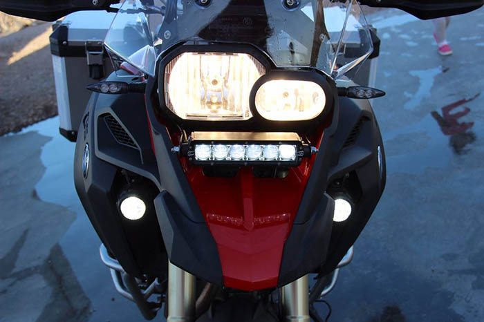 nuevo faro adicional luz de carretera. f800