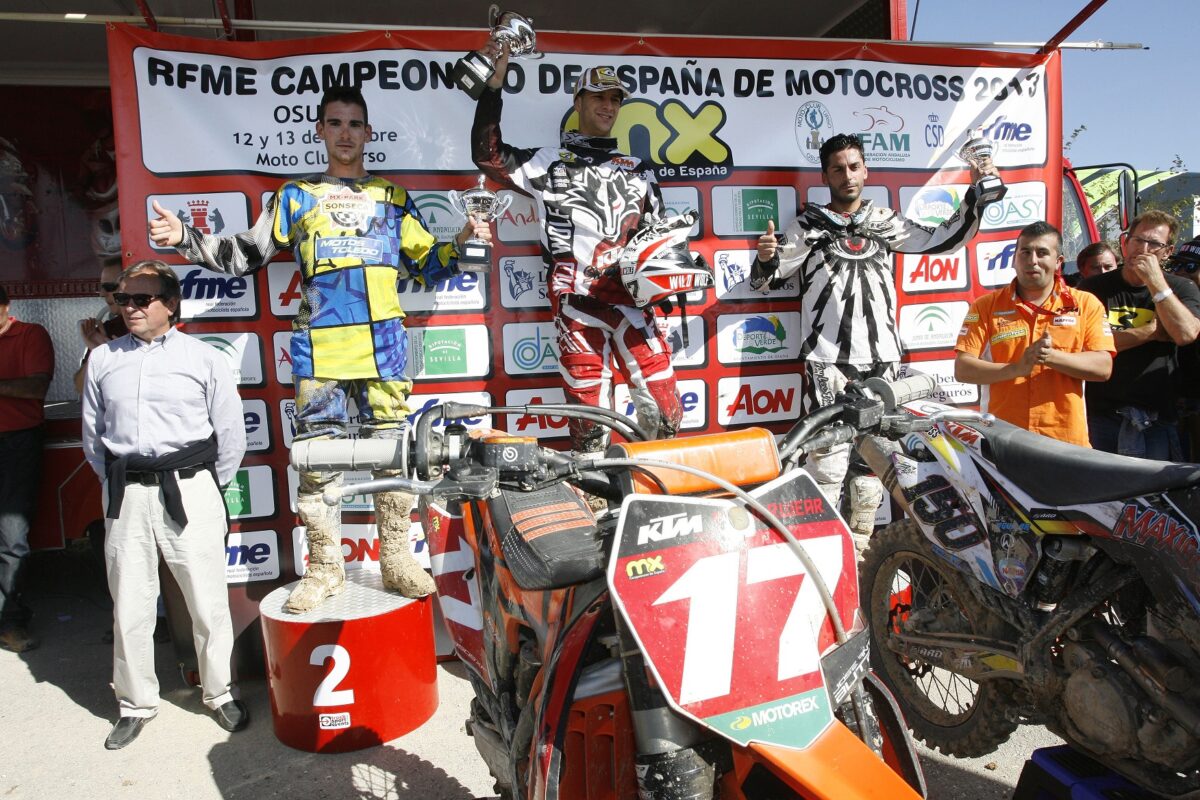 Triunfo de Butrón en el Nacional Élite MX1 1 podiomx1