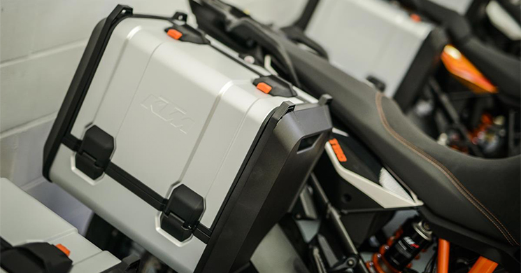 Así es el nuevo sistema de portaequipajes flotante de KTM 1 portaequipajesflotantektm