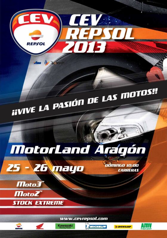 El CEV llega a Motorland y tú también podrás participar 1 postercev2013motorland.ai
