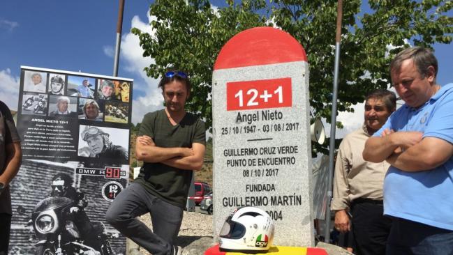 Homenaje a Ángel Nieto en la Cruz Verde 1 La curva más bonita de Ángel Nieto