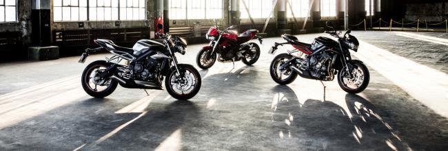 Así son las nuevas Triumph Street Triple 765 S, R y RS 2017