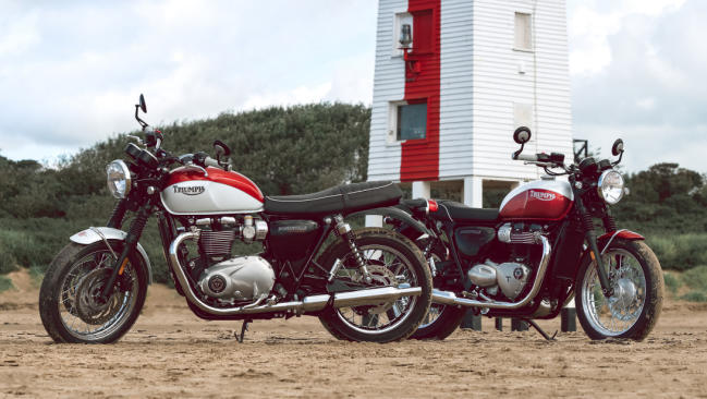 Triumph Bonneville T120 y T100 Bud Ekins: homenaje de cine