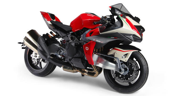 Bimota renace con el motor Kawa H2: Bimota Tesi H2 2020