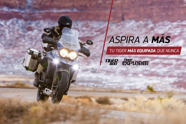 Descubre las nuevas ofertas en la Triumph Tiger 800 y Tiger Explorer