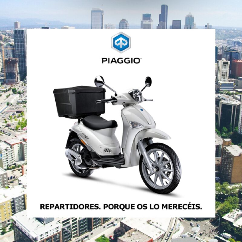El Grupo Piaggio con los repartidores: "Porque os lo merecéis" 1 promos piaggio reparto3