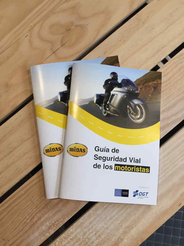 Las autoescuelas españolas distribuirán la Guía de Seguridad Vial de los motoristas elaborada por Midas y la DGT 2 recursoguiamotos