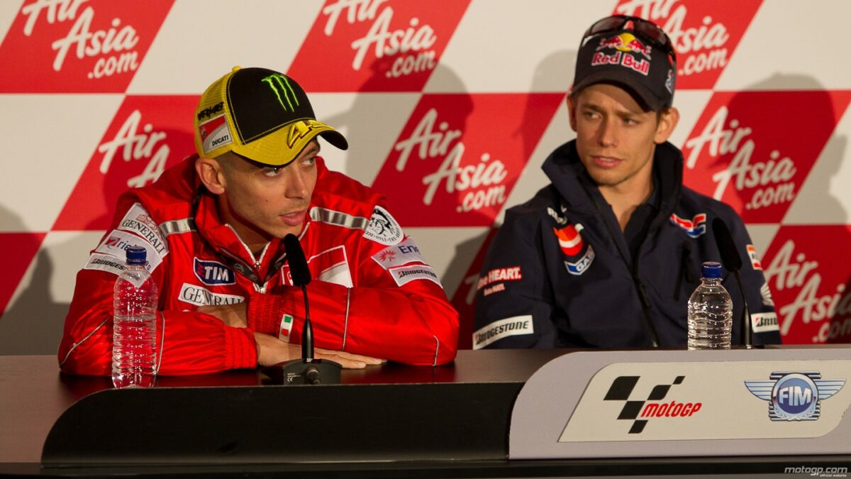 Rossi y Stoner se 'enzarzan' fuera de las pistas 1 rossi stoner