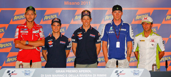 Rueda de prensa previa al GP de Misano 1 rueda de prensa