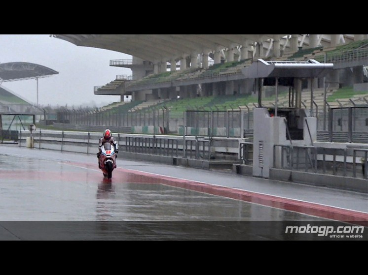 La lluvia protagonista en la segunda jornada de tests 1 sepangtestslideshow 1