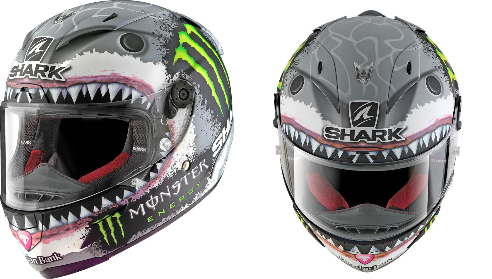 Shark pone a la venta el casco réplica White Shark de Jorge Lorenzo -  Formulamoto