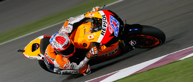 Stoner manda en los primeros entrenamientos de Qatar 1 stoner high