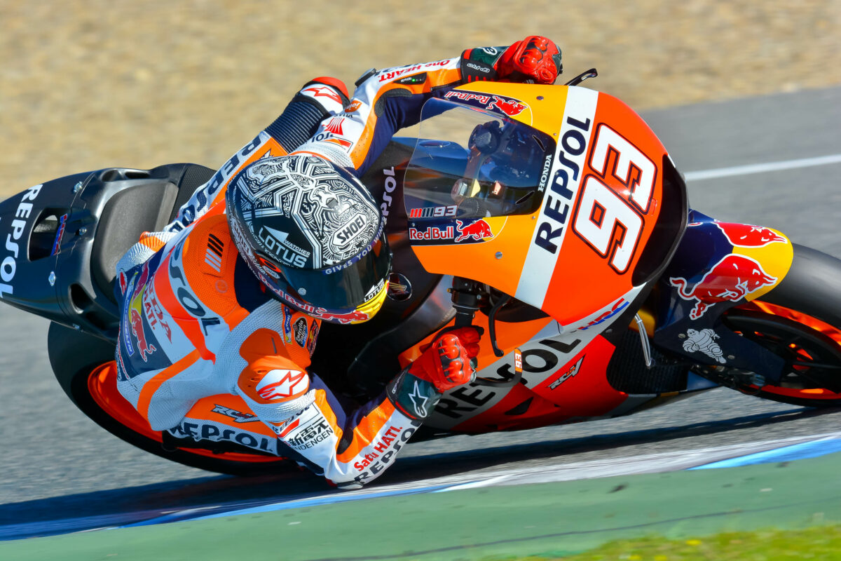 Márquez y Pedrosa, centrados en la electrónica en el segundo día de test 1 testjerezmotogp 1