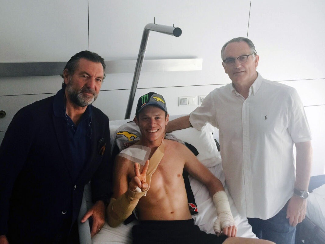 Tito Rabat se rompe la clavícula en Almería 1 titorabat