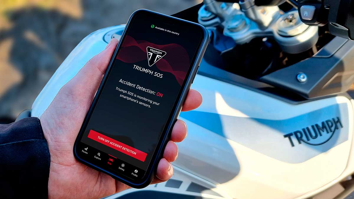 Triumph SOS: una app que puede salvar vidas 1 triumphsos