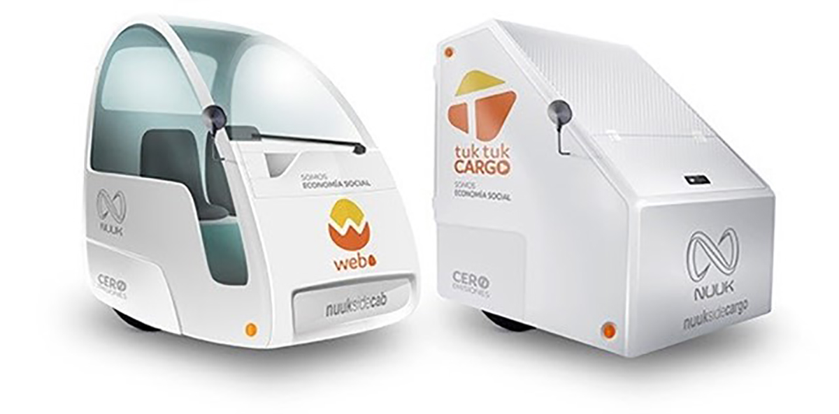 Nuuk presentará dos nuevos "tres ruedas" eléctricos para el transporte de pasajeros y paquetería 1 tuktukcargo 1
