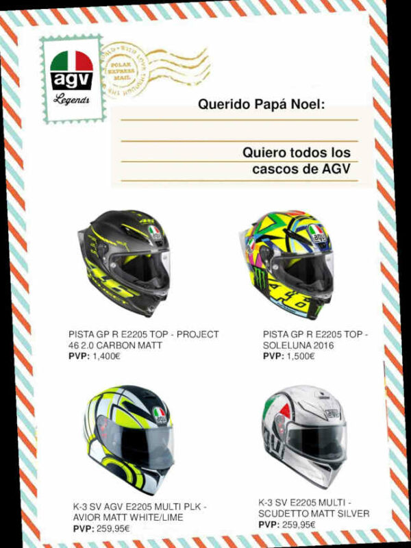 AGV Pista GP R E2205 Top: querido Papá Noel 1 unnamed 64
