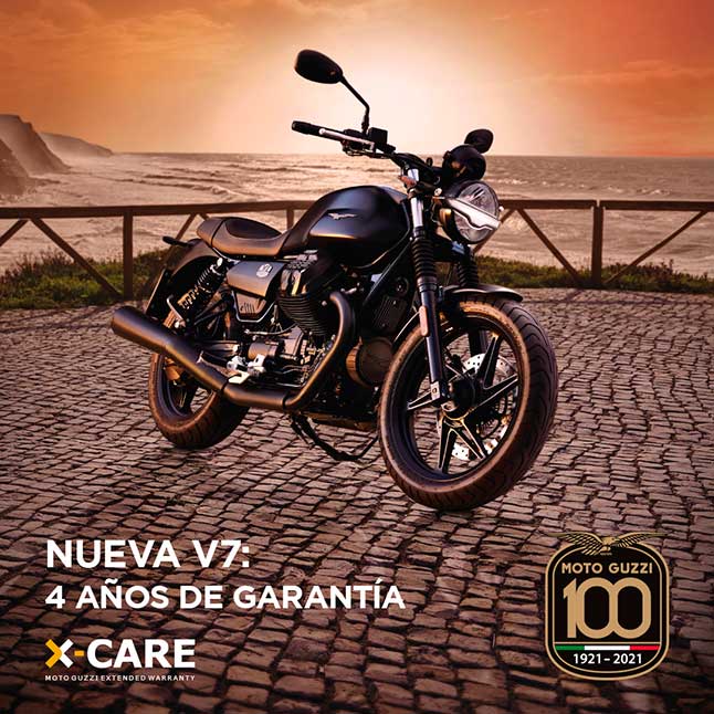 Moto Guzzi X-Care: extiende la garantía de tu Moto Guzzi V7 y V9 de 2 a 4 años de manera gratuita 1 v7 post 4 anos