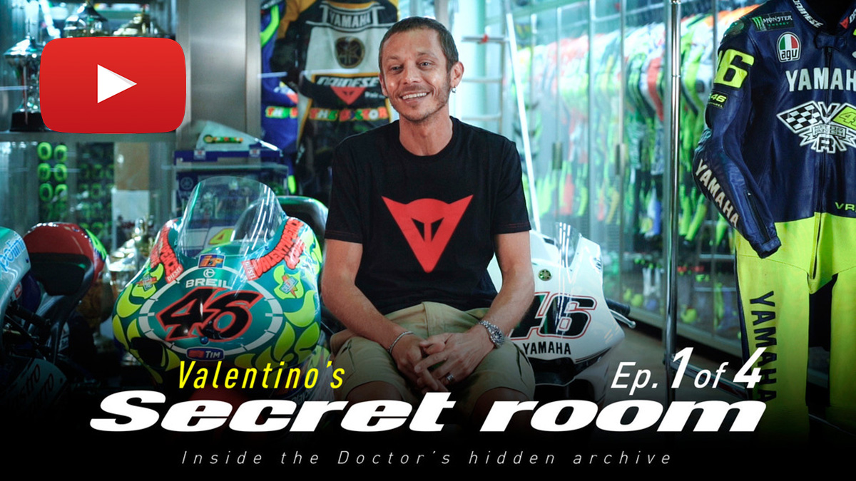 (VÍDEO) Valentino Rossi nos abre las puertas de su "habitación secreta" de Dainese 3 valentinorossihabitacionsecreta