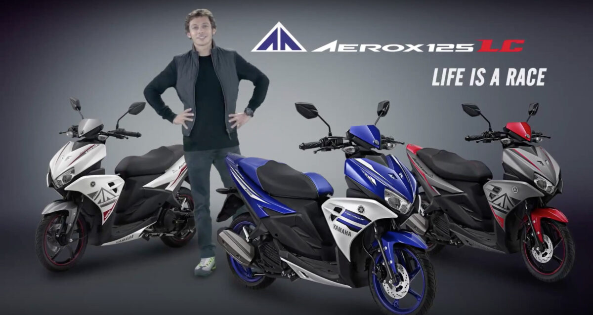 Valentino Rossi, protagonista del vídeo oficial de la nueva Yamaha Aerox 125 LC 1 valentinorossiyamahaaeroxlc1252016