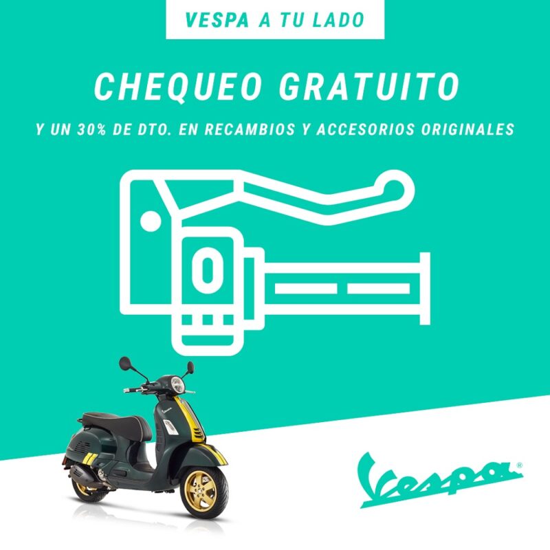 Grupo Piaggio a tu lado: chequeo gratis en sus cinco marcas 1 vespapostrecambios