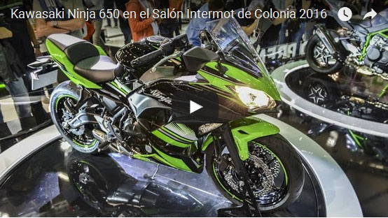 VÍDEO de la Kawasaki Ninja 650 desde el Salón INTERMOT Colonia