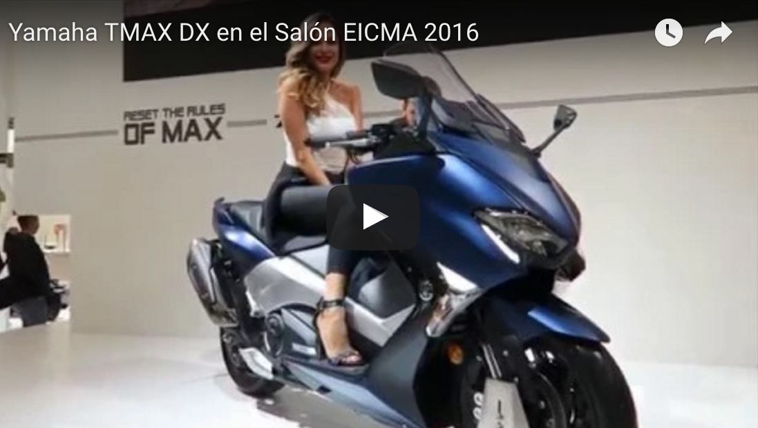 Vídeo del Yamaha T-Max 2017 desde el Salón EICMA de Milán
