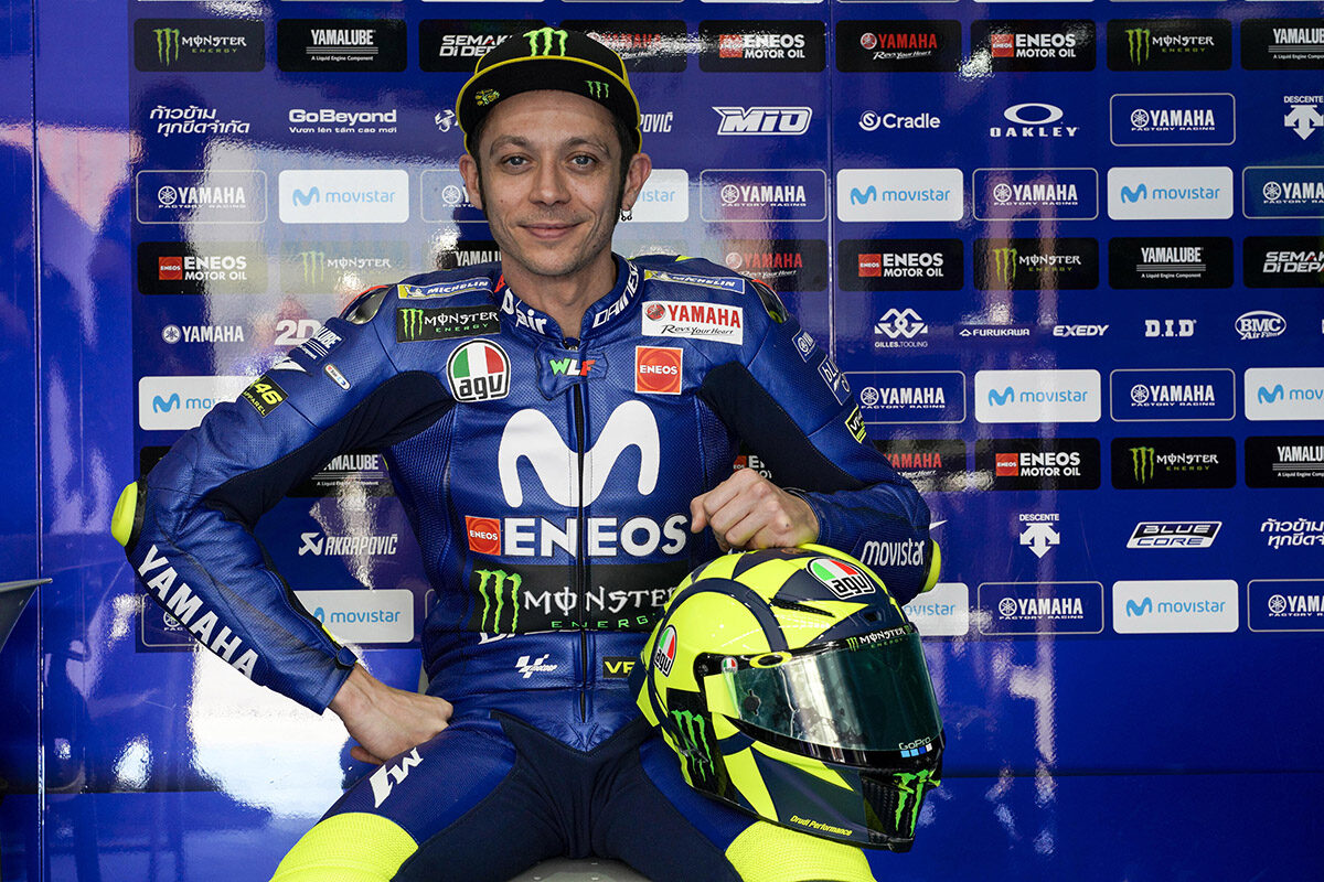 Así es el nuevo diseño del casco AGV de Rossi para el Mundial de MotoGP 2018 1 vr46soleluna2018