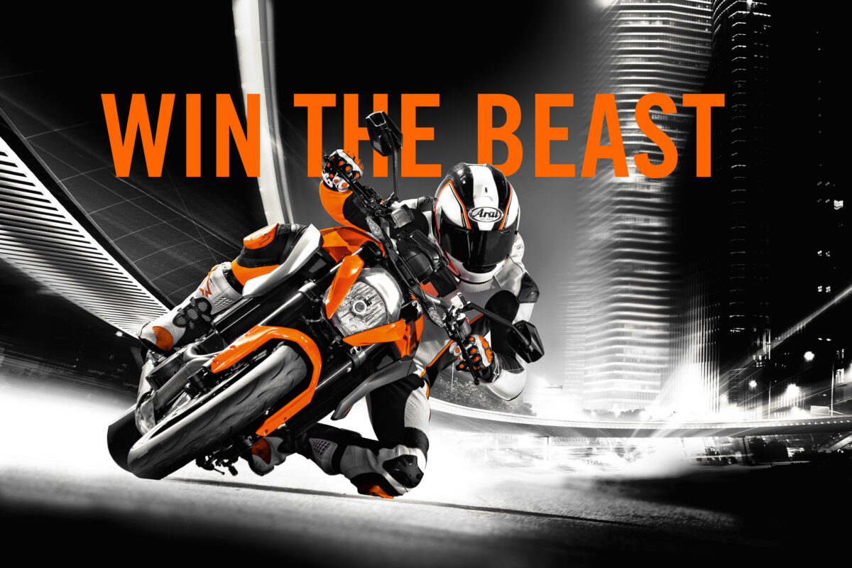 ¿Quieres ganar una KTM 1290 Super Duke R? 1 winthebeast