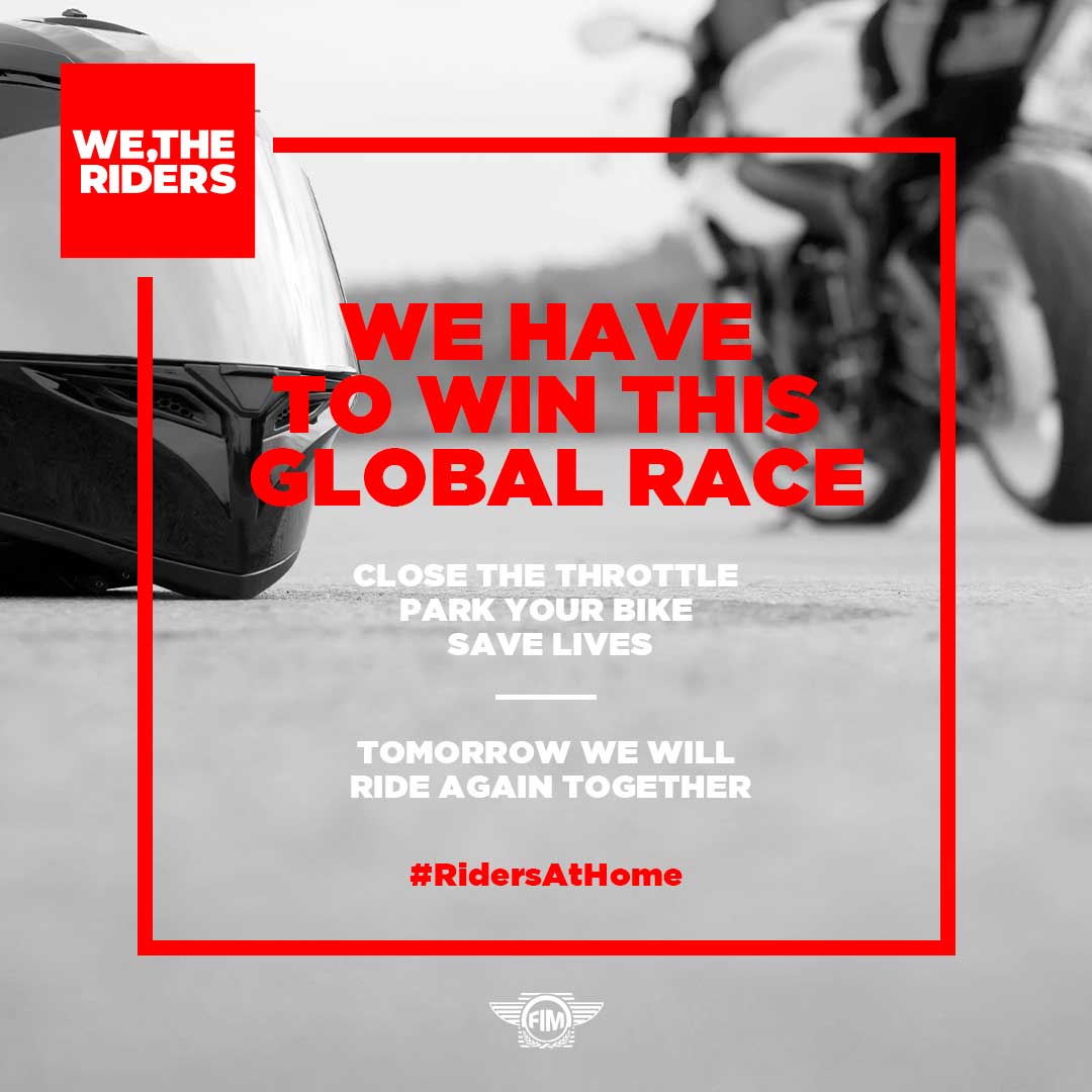 #RidersAtHome, los pilotos contra el coronavirus 6 wtrstayathomepostsquarev3sqr1