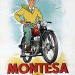 Cartell publicitari de la Montesa Brio