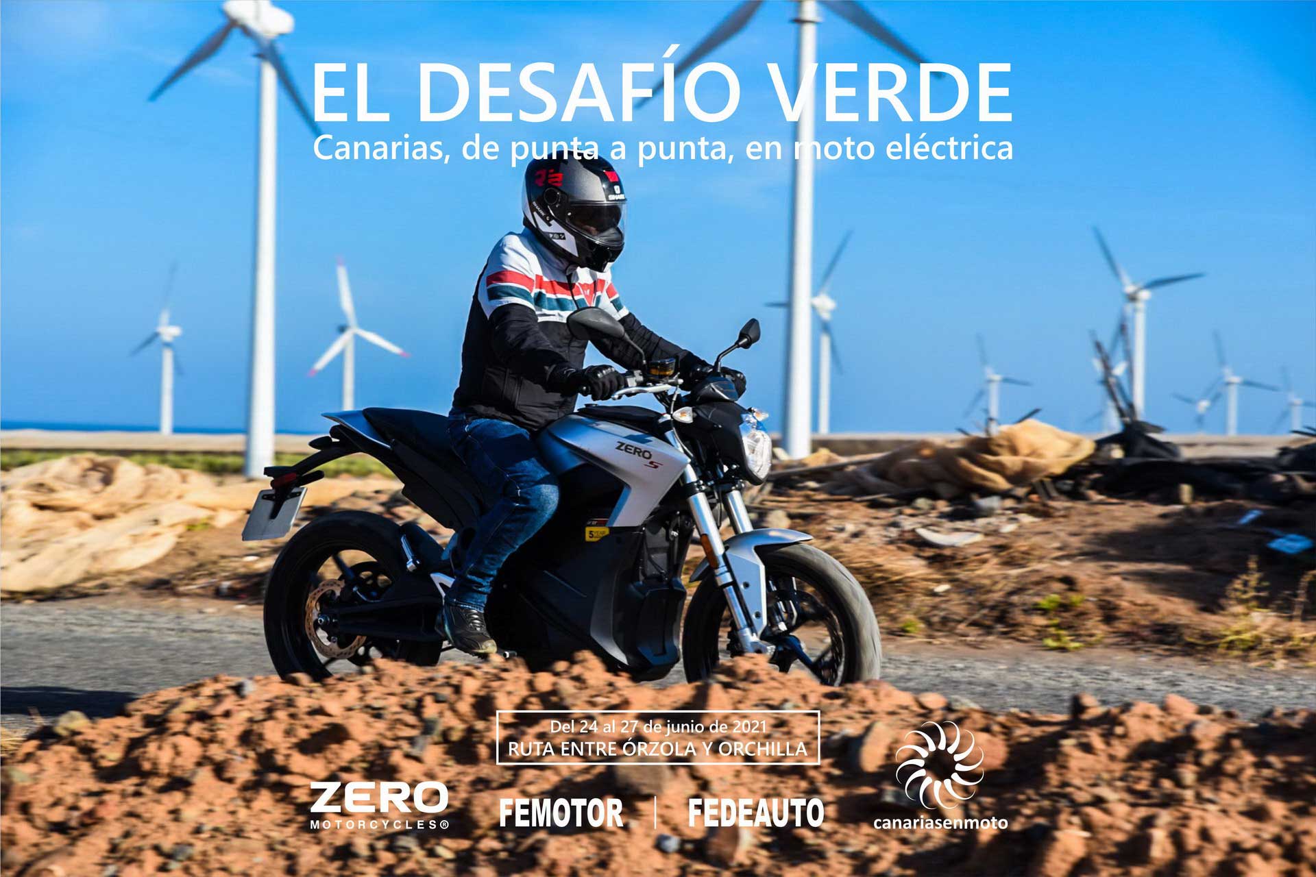 Desafío Verde: recorre las Islas Canarias de punta a punta con tu moto eléctrica