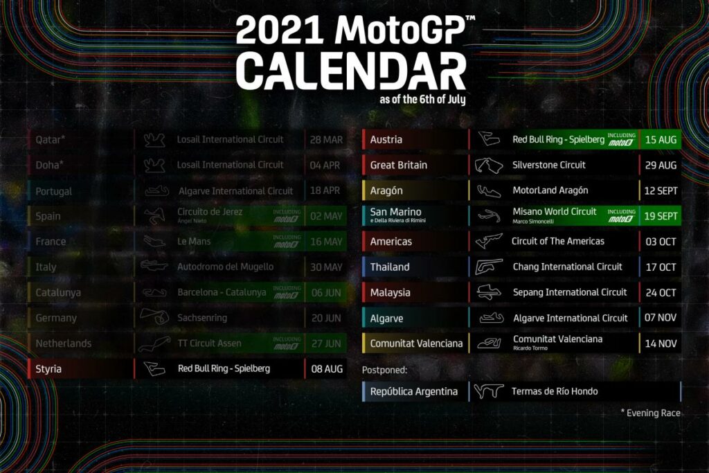 Calendario de MotoGP 2021: el GP de Australia se cancela y vuelve Portimao 8 E5mZ6mOX0AIu1WB