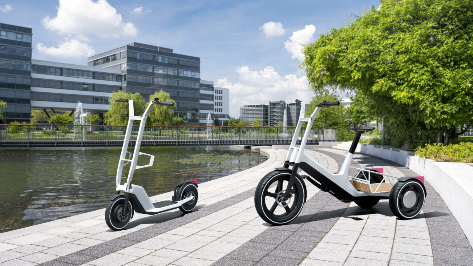 BMW patinete eléctrico y bicicleta de carga