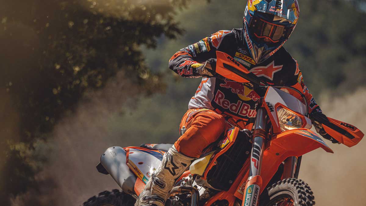 KTM 350 EXC-F Factory Edition 2022: material de primer nivel