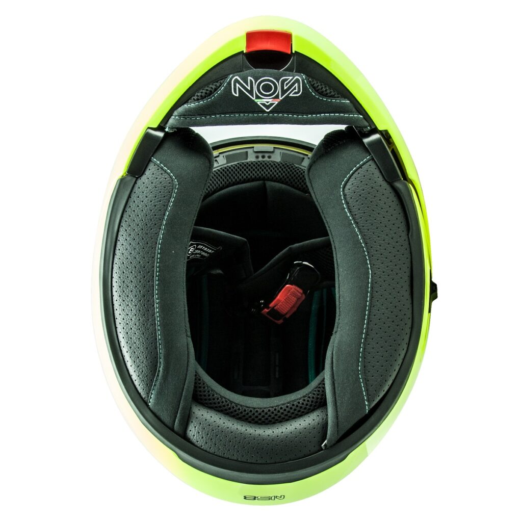 Cascos NOS: nuevos tiempos, nuevas fórmulas 5 NS 8 FLUOR YELLOW INTERNI