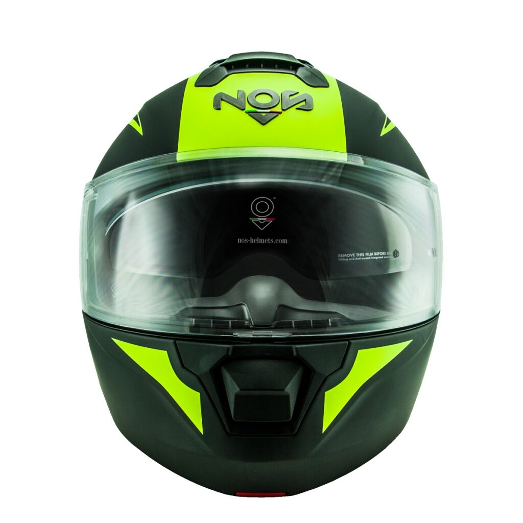 Cascos NOS: nuevos tiempos, nuevas fórmulas 2 Triton Yellow Matt Front