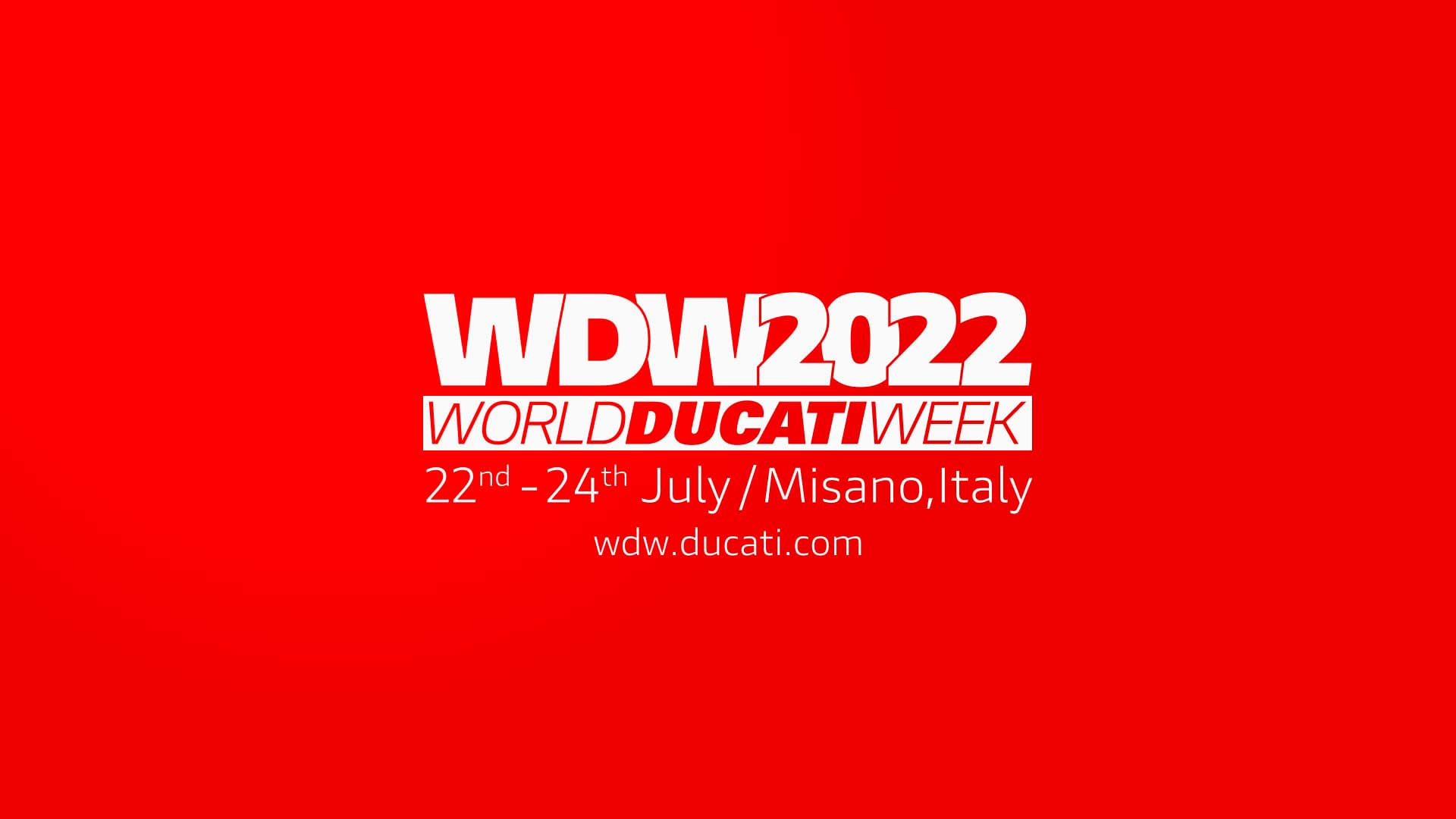 World Ducati Week: confirmada la edición 2022