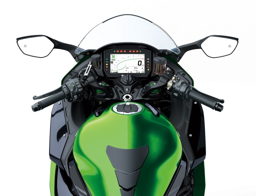 Kawasaki Ninja H2 SX y Ninja H2 SX SE: motor y tecnología sobrealimentados 12 kawasaki Ninja H2 SX estudio instrumentacion