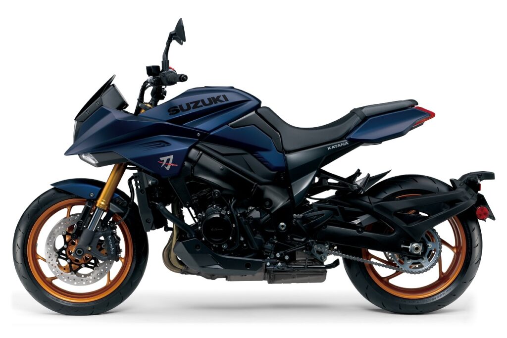 Suzuki Katana 2022: pequeños grandes cambios 12 suzuki katana 2022 estudio lateral izquierdo 1