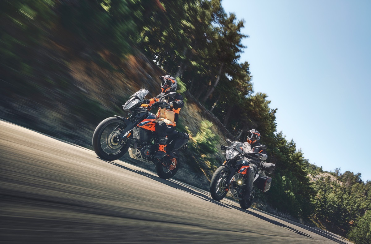 KTM 390 Adventure 2022 con mejoras para conducción extrema