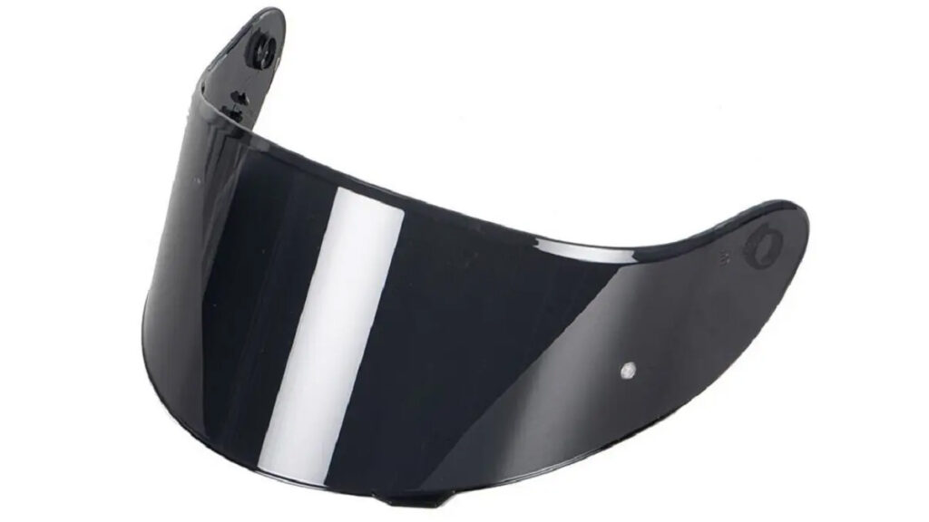 Cómo mantener la pantalla de tu casco integral en perfecto estado 11 Pantalla de casco integral desmontada