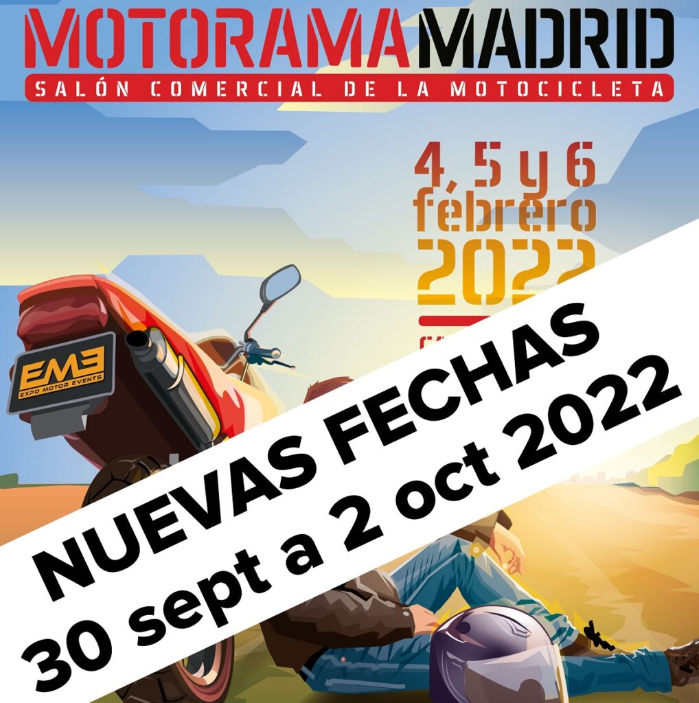 Cartel MOTORAMA 2022 aplazado recorte