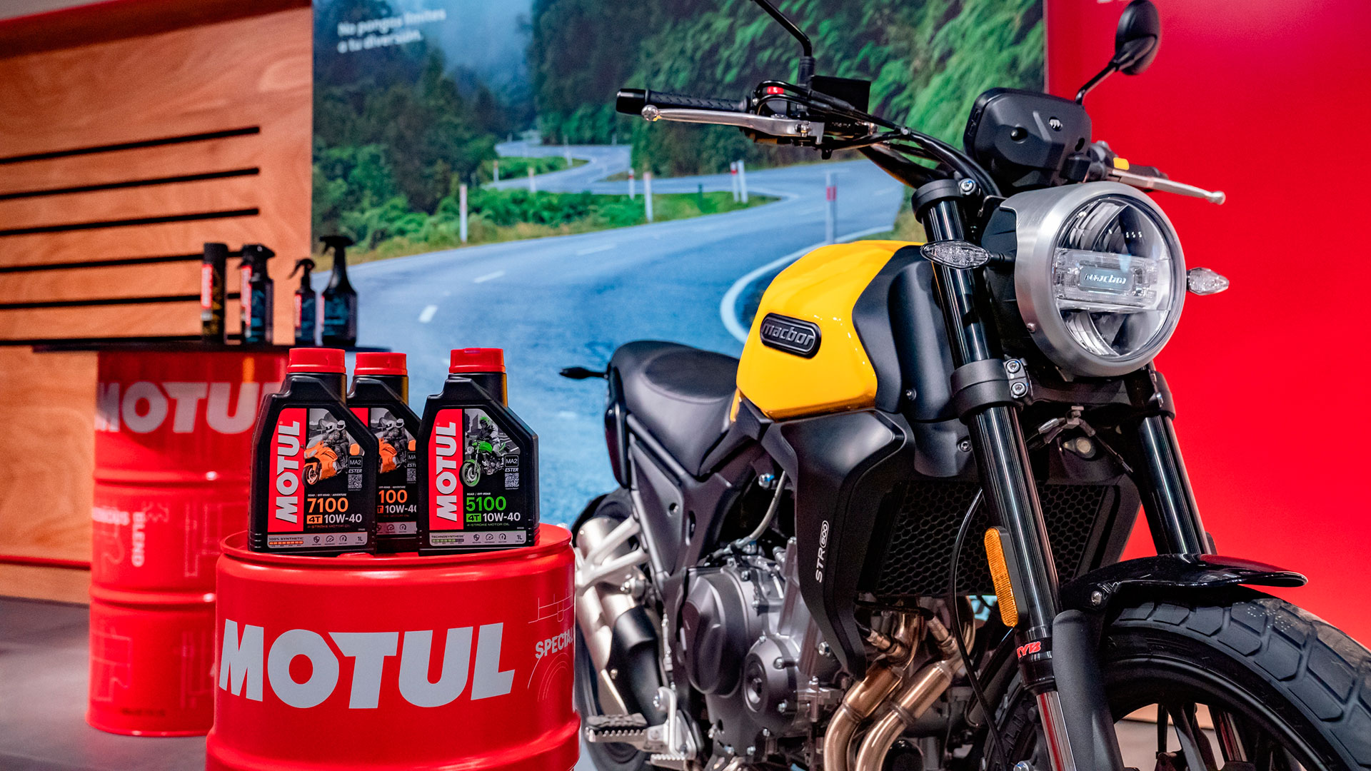 Macbor confía en Motul como proveedor de lubricantes y productos para el cuidado de la moto