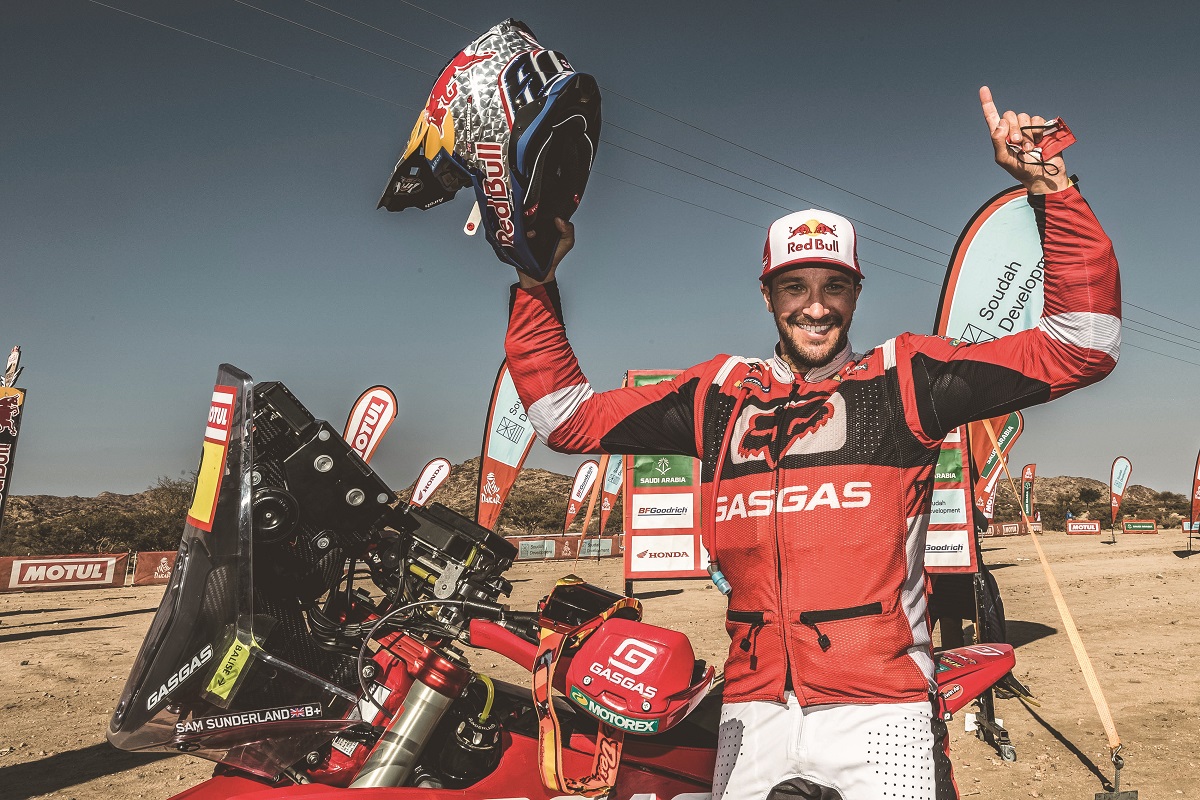 El británico Sam Sunderland gana el Dakar 2022 a los mandos de su Gas Gas, en un apretado final 4 dakar 2022 sam sunderland victoria apertura