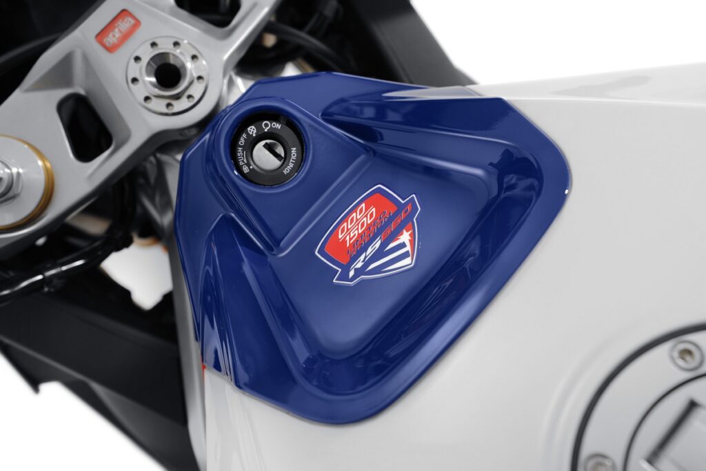 Aprilia RS 660 Limited Edition: orgullosa campeona de MotoAmerica 11 Aprilia RS 660 Limited Edition identificacion conmemorativa