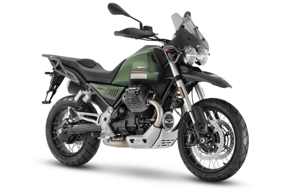 moto guzzi V85TT Verde